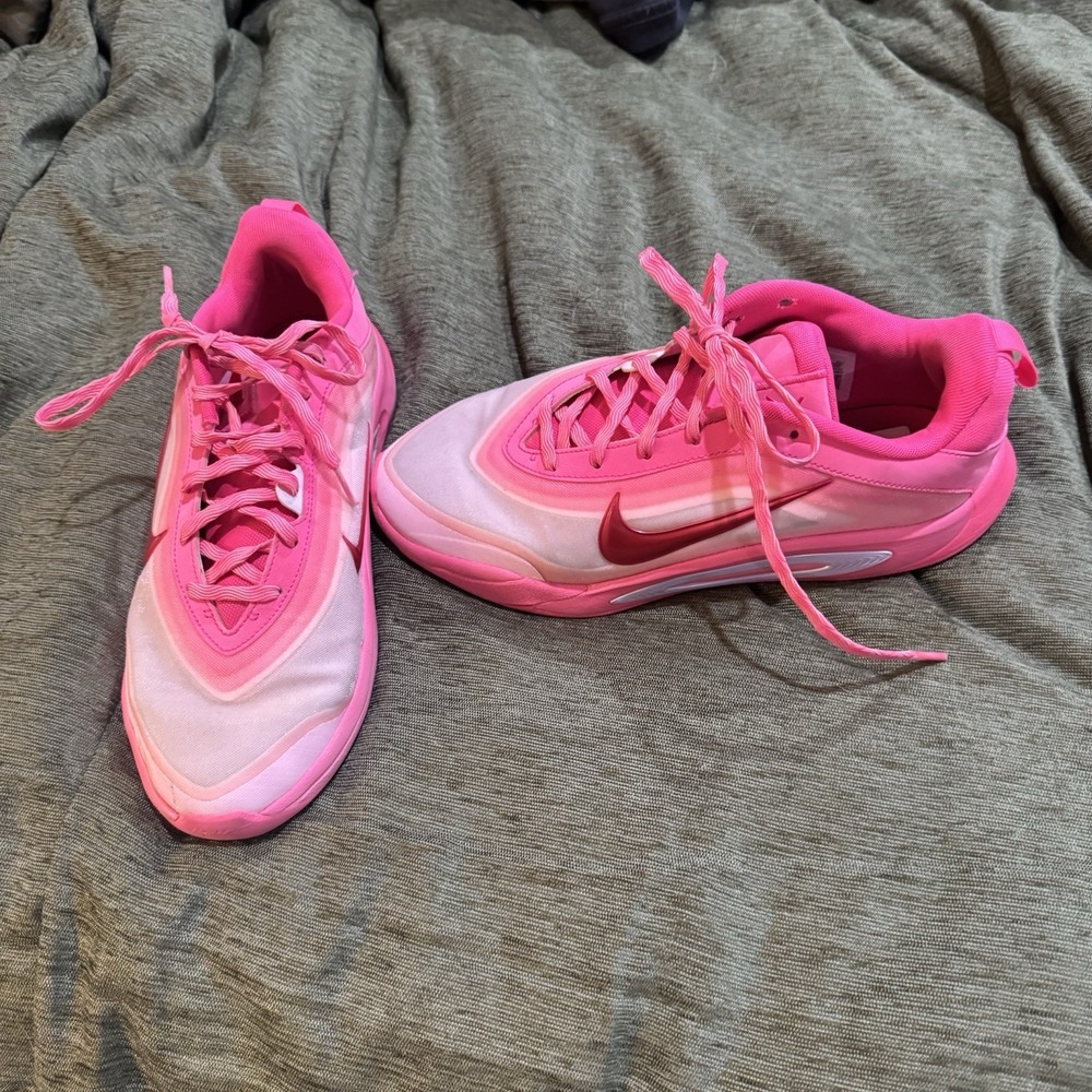 Nike A'one Aja Wilson Shoes Aura Pink Youth 7 Basketball Shoes